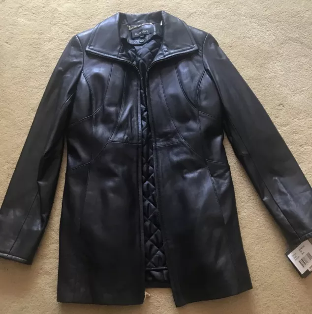 Ellen Tracy Leather Jacket Size Extra Small