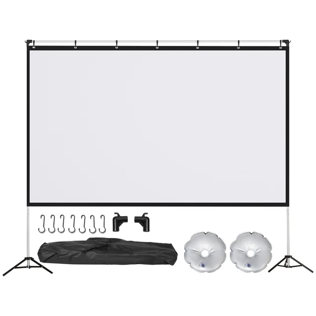 PROJECTOR SCREEN 100 inch Portable 169 Projection Screen Indoor