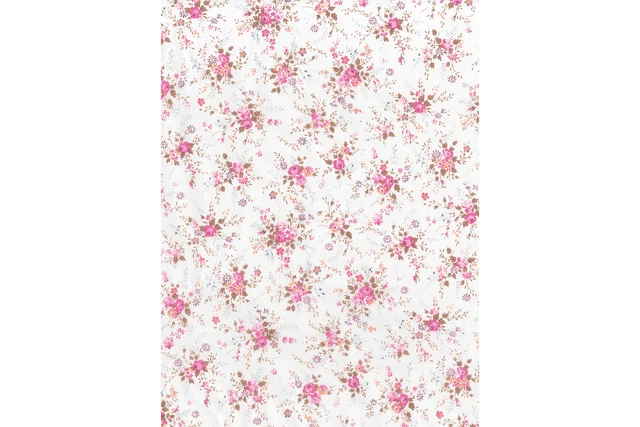 Papel Decopatch Ref 570 Pequeño Floral Rosa/Blanco Paquete de 20 (381 x 305 mm)