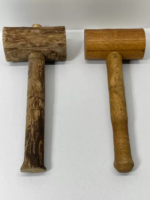Antique Welding Hammer Lot of 2 Vintage Welders Hammers Rustic Tool  Chipping