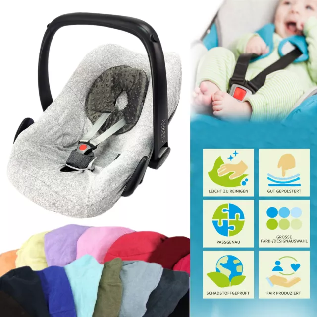 Bambiniwelt Housse Couverture Bébé Été Housse De Éponge pour Maxi Cosi Pebble