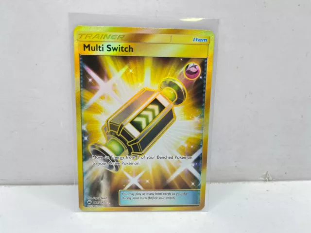 Pokemon Card - Multi Switch 164/147 - SM Burning Shadows NM Secret Rare