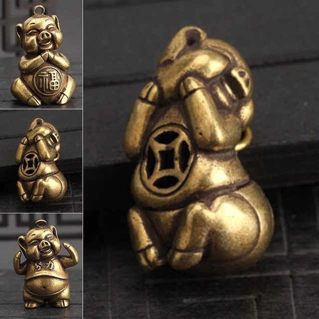 2019 nuovo maiale ornamento statua animale ciondolo visualizzazione auto decorazione