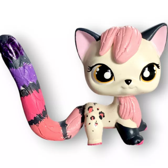 Toys, Mini Pet Shop, “Firestar” WARRIOR CAT, Ooak Custom, Hand