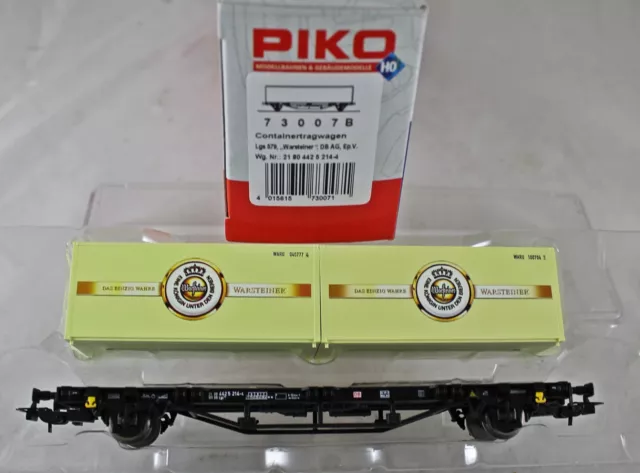 Piko 73007 B Containertragwagen "Warsteiner" der DB AG Neu aus Ladenauflösung DC