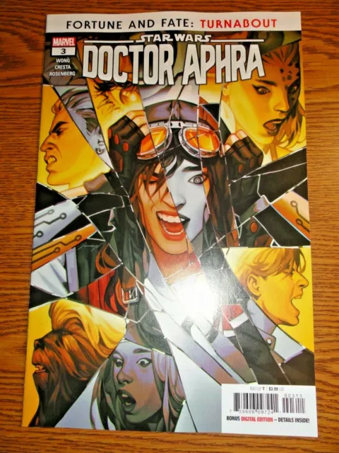 Star Wars Médico Aphra #3Un Cubierta NM Wong Cresta Darth Vader 1st Estampado