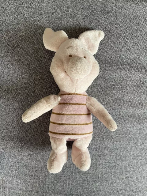 DOUDOU Peluche Cochon PORCINET ROSE CLAIR DISNEY BABY 26 Cm