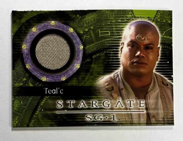 Teal'c Christopher Judge Stargate SG1 Season 7 Costume Wardrobe Relic Card C27