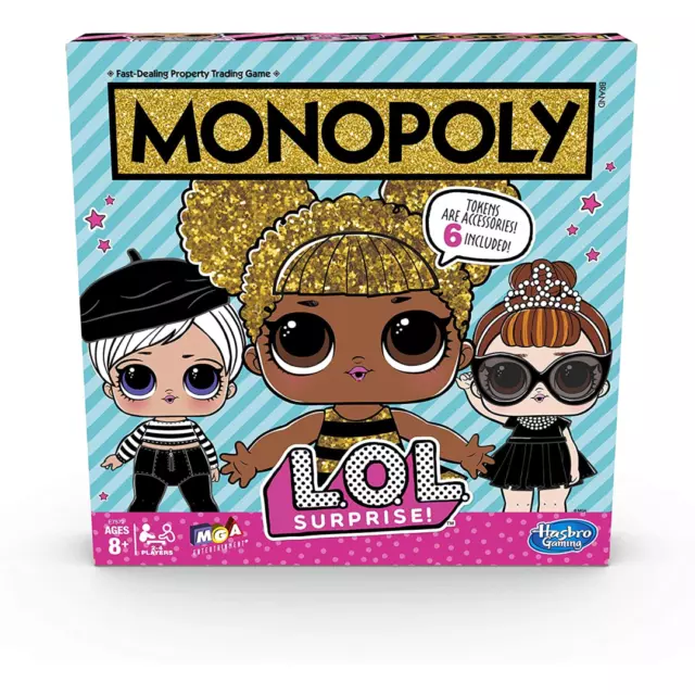 Monopoly LOL Surprise Edition Board Game for Ages 8 + [E7572]