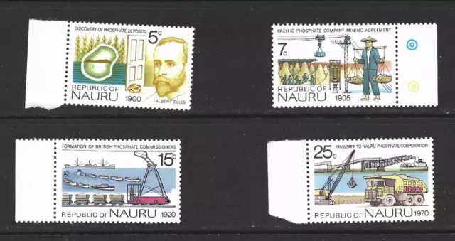 NAURU - 1975 Phosphate Mining Anniversaries - MUH COMPLETE SET