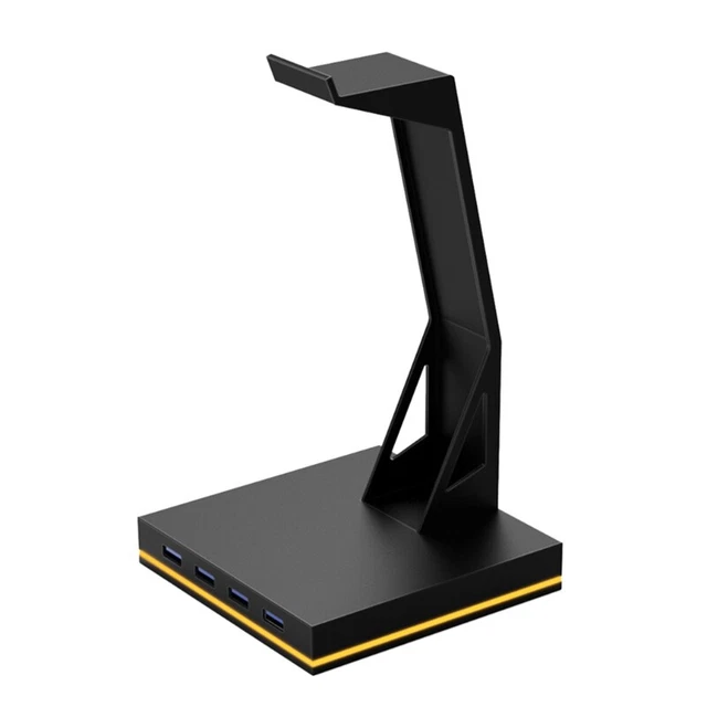 Saving Space Headphone Holder Display Support Desk Earphone Solid Base Black