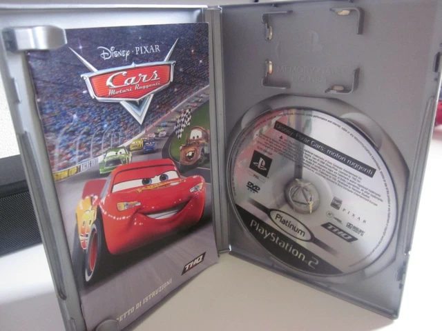 DISNEY PIXAR CARS Motori Ruggenti PS2 VERSIONE ITALIANA PLATINUM RARO disney-pixar-cars-motori-ruggenti-ps2-versione-italiana-platinum-raro