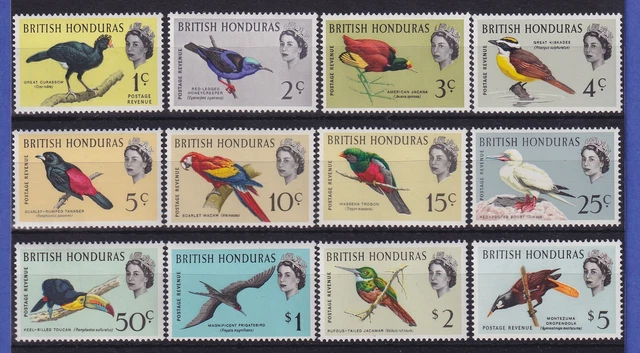 Britisch Honduras (Belize) 1962 Tropische Vögel  Mi.-Nr. 164-175 X postfrisch **