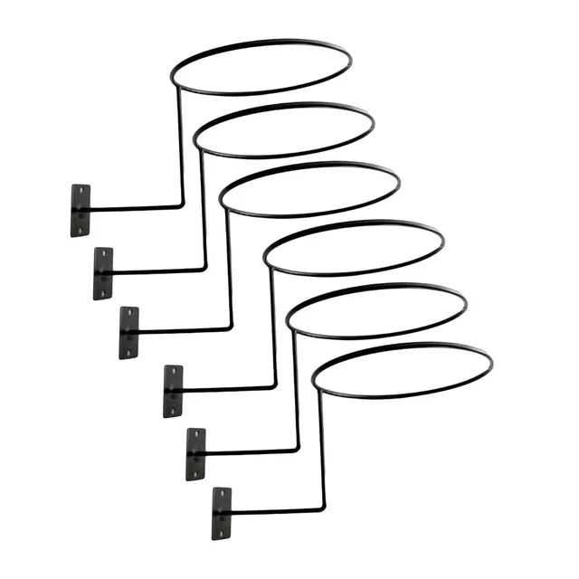 Lots 6 Wall New Mounted Holder Metal Stand Hook Hat Display Rack Hanger Bike