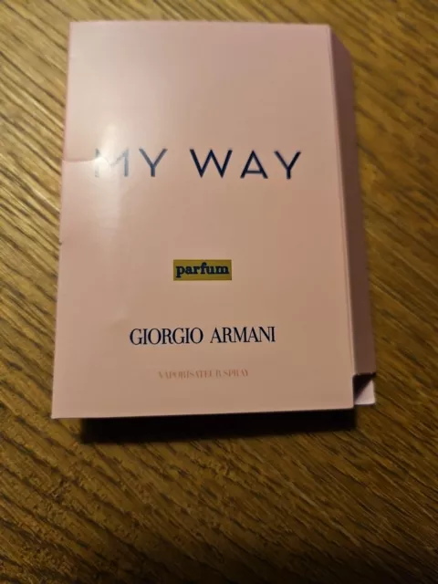 GIORGIO ARMANI - MY WAY  -  Parfum Probe Inhalt 1,2 ml Neu