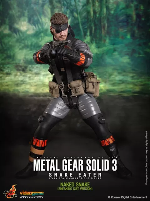 Hot Toys VGM15 Metal Gear Solid 3 Snake Eater Traje Esnudo Versión 1/6 Figuras