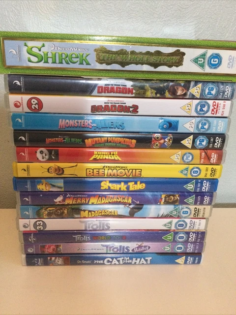 DREAMWORKS MOVIE DVD Bundle x17 Film Collection Family & Children’s - When Does Spiral Come Out On Dvd