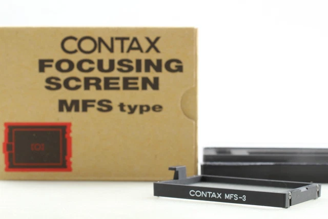 MINT IN BOX] Contax 645 Focusing Screen MFS-3 Grid Matte Film