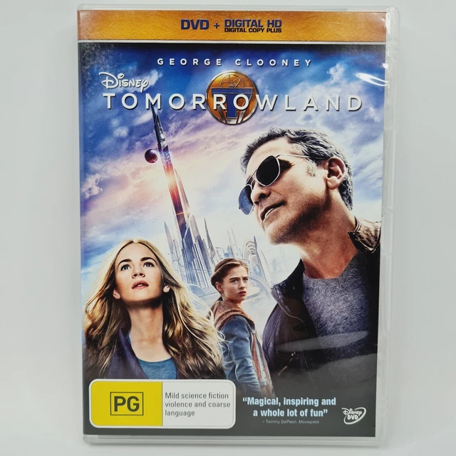 TOMORROWLAND 2015 DVD Disney Region 4 George Clooney Family Sci