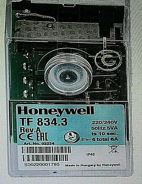 Honeywell Resideo Satronic TF 834.3 Öl Feuerungsautomat Steuergerät 02234 - Foto 6