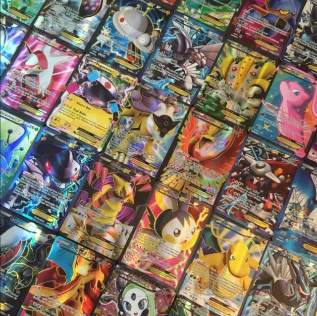 Pokemon Card Lot 100 OFFICIAL TCG Cards + Ultra Rare | VMAX GX EX VSTAR OR V!