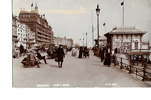Postcard, Brighton King's Road Sussex  unposted RPPC