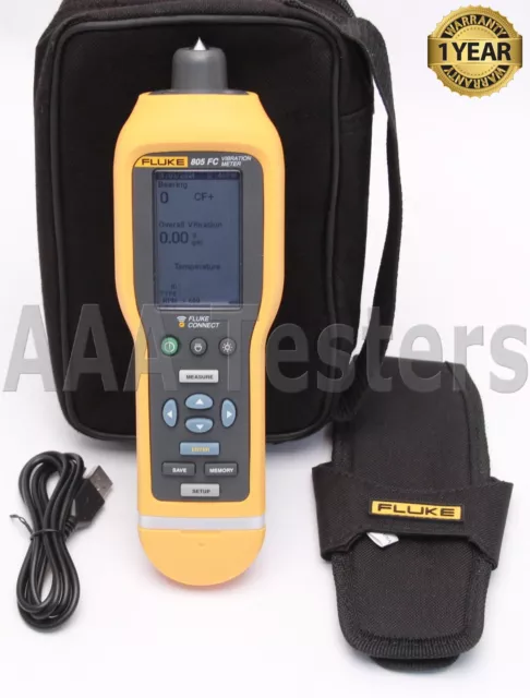 Fluke 805 FC Mechanical Machine Vibration Meter Tester