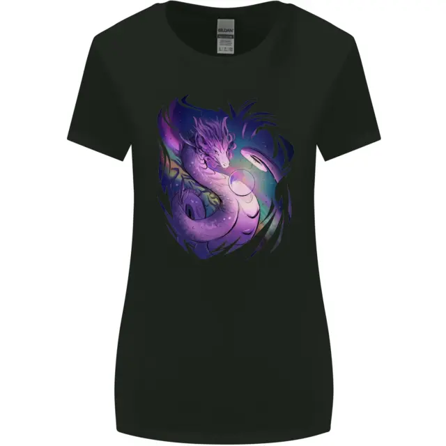 Fantasia Dragon Donna più Ampia Taglio T-Shirt