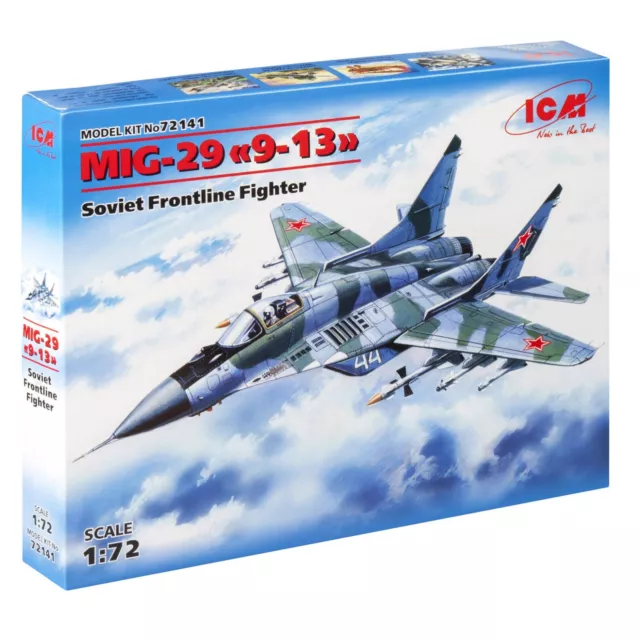 ICM 72141 Plastic model aircraft Scale 1:72 MiG-29 9-13 Soviet modern fighter