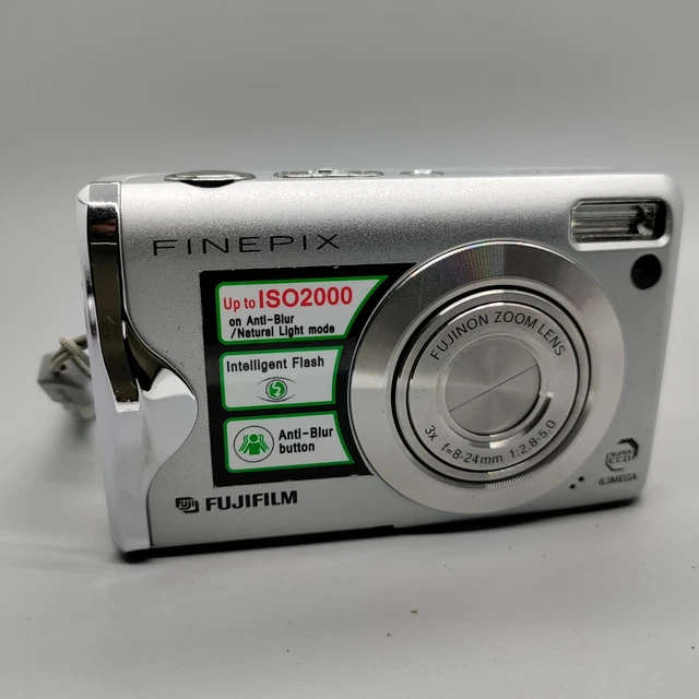 Fujifilm FinePix F20 6.3MP Compact Digital Camera Silver Tested