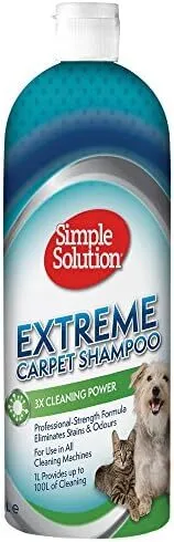 Simple Solution Extreme Carpet Shampoo | Professional Strength Pet Stain and Od