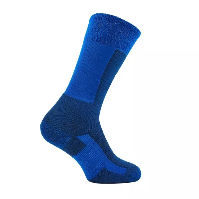 Thorlo Unisex Fully Padded Ski Socks Laser Blue Black Sports Outdoors Size 5-8