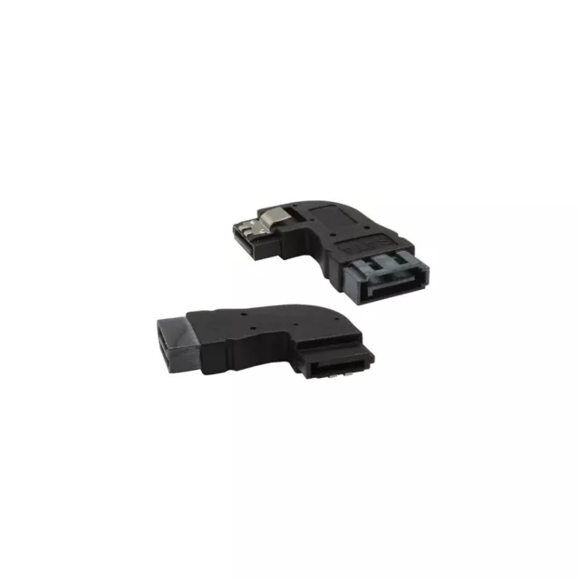 InLine Adattatore SATA Typ-L 7pin femmina a SATA Typ-L 7pin maschio angolato a 9