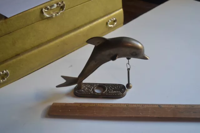 Solid Brass Dolphin Wall Mount