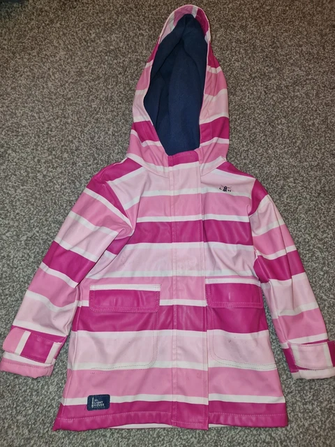Waterproof Windproof Raincoat Fleece lined jacket Size 2-3 Years "Lighthouse"