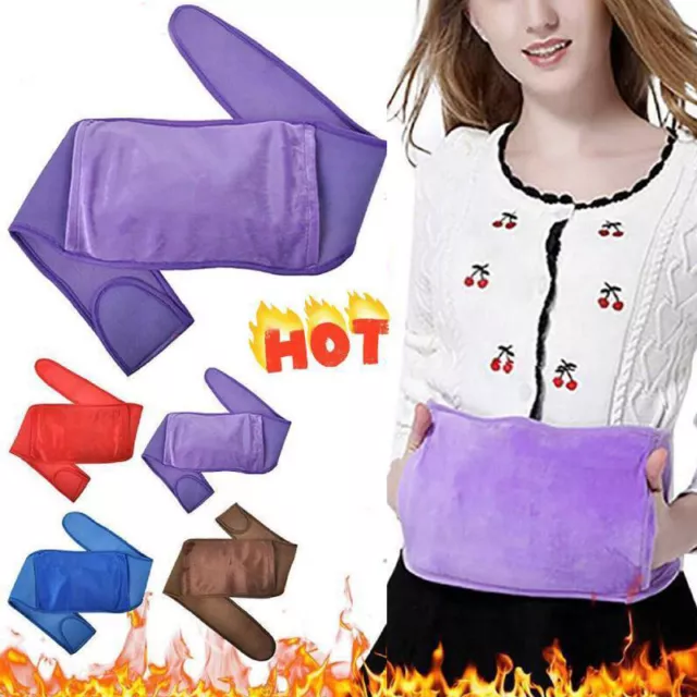 Hot Water Bottle Bag Rubber with Warm Pouch Waist Cover Belt Waist Soft Comfort