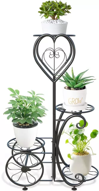 Wrought Iron Plant Stands Indoor Outdoor, Metal Tall Flower Stand, Pot Holder