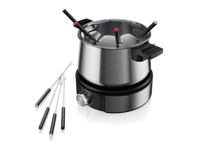 ELEKTRISCHES FONDUE-SET SILVERCREST Edelstahl für Fleisch, Käse ... ELEKTRISCHES FONDUE-SET SILVERCREST Edelstahl für Fleisch, Käse ...