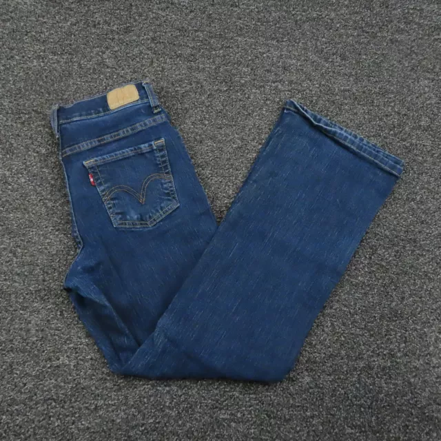 Levis 512 Jeans Womens Size 4 Blue Perfectly Slimming Boot Cut Regular Stretch