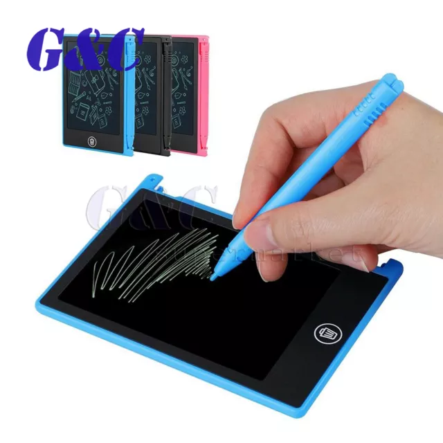 4.5"Electronic Digital LCD Writing Tablet DIY Drawing Board Memo Pad Stylus Kids