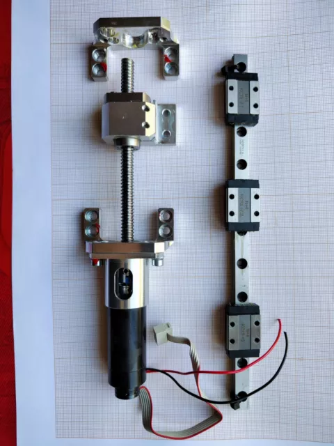 Ensemble Mécanique Vis À Billes Rail Moteur Cc 24v FAULHABER 2342S024C R  codeur