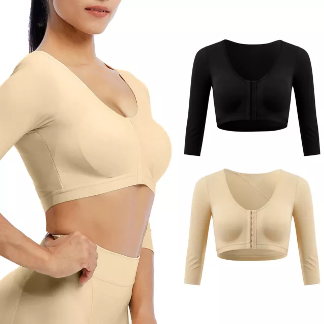 Women Sports Shirts Long Sleeve Push Up Breathable Solid Color Gym
