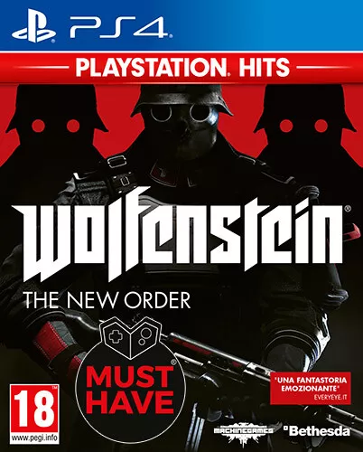 Wolfenstein Le Neworder Ps Hits Must Have PS4 PLAYSTATION 4 Bethesda