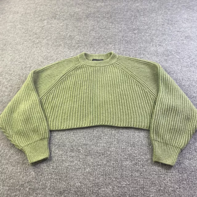 Cotton Candy LA Women Green Sweater Cropped Size 8