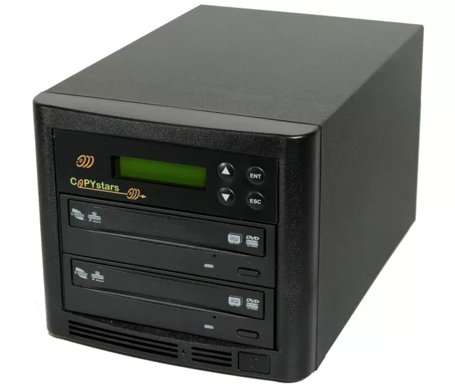 Copystars DVD CD Duplicator 1-1 auto start  Sony/Liteon dual layer burner copier