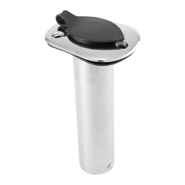 Portacanne Da Pesca In Acciaio Inossidabile 316 - 2 Pezzi Con Montaggio A Filo, 90 Gradi, Per Barche