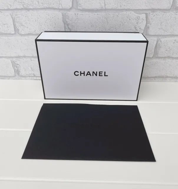CHANEL WHITE & Black Empty Gift Box £0.99 - PicClick UK