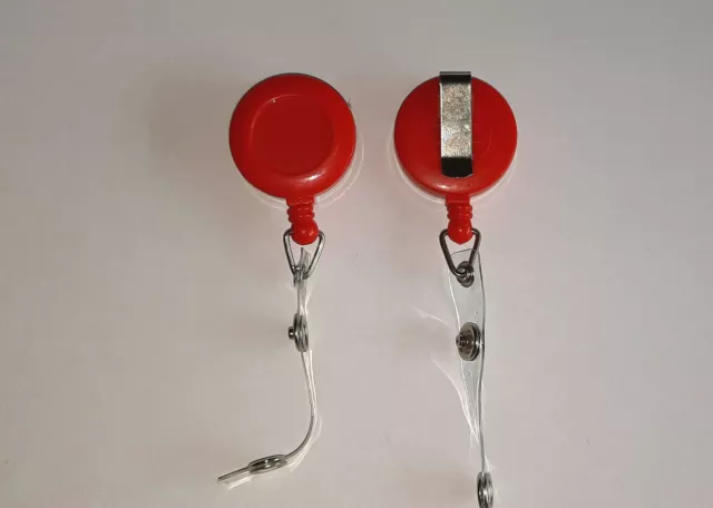 2 Set Schlüsselanhänger Aufrollmechanismus JOJO Gürtelclip Ausziehbar