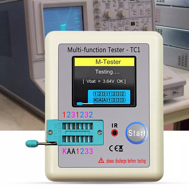 Tester transistor professionale test transistor rilevatore triodo diodo intelligente
