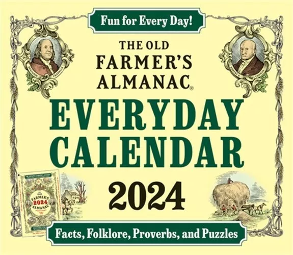 THE 2024 OLD Farmer's Almanac Everyday Calendar (Paperback or Softback